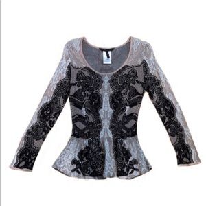 BCBG western style shirt